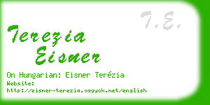 terezia eisner business card