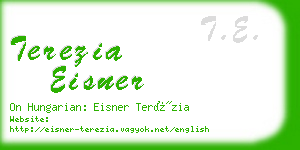 terezia eisner business card